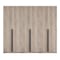 Manhattan Comfort Lee Wardrobe Closet 2.0 in Rustic Grey, 3PK 3-WC002-GY - alternate 2
